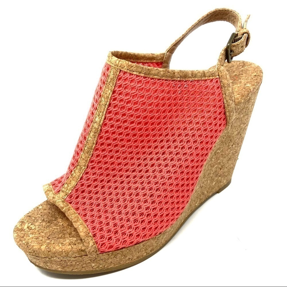 Splendid Dominique Wedge Sandal Guava Platform